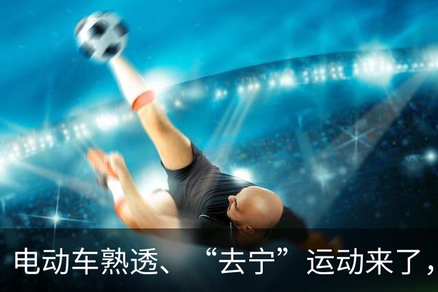 电动车熟透、“去宁”运动来了，宁王这次真废了？